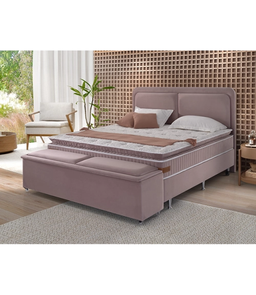 Colchão Veneza - Cama e Cabeceira Lina